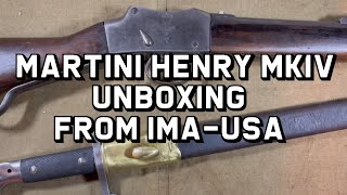 Martini Henry MkIV Unboxing from IMAUSA [upl. by Aynotan]