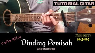 Kunci Gitar  Dinding Pemisah  Raffa affar [upl. by Lemcke]