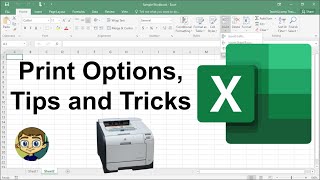 Excel Print Options Tips and Tricks Tutorial [upl. by Dnamron390]