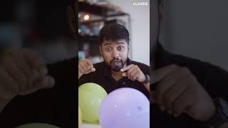 How Balloons Burst Without Touching 🎈⚠️ experiment LMES [upl. by Annatnas]