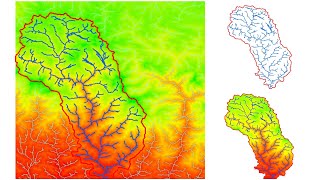 Watershed Delineation in ArcGIS  How to create Drainage Map [upl. by Ultima352]