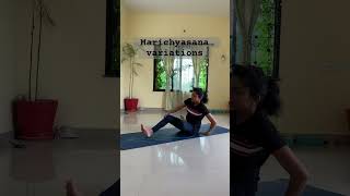 Marichyasana B amp D marichyasana padmasana spinalmobility twistingyoga forwardbend abdominales [upl. by Alym]