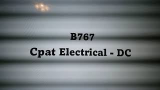 767 Cpat  Electrical  DC [upl. by Mikihisa]