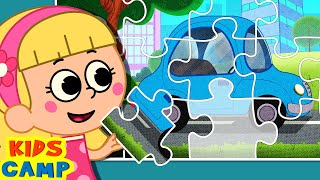 Best Learning Videos for Toddlers  Puzzles for Kids  Learn Transport Vehicles with Puzzles [upl. by Ahcim]