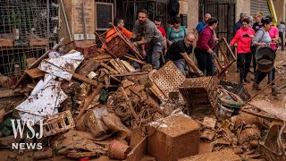 Spain Braces for More Storms as Flooding Death Toll Passes 200  WSJ News [upl. by Kailey]