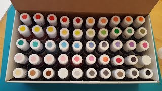 Mixing 50 Colors of Food Coloring Together to Dye Yarn AmeriColor Nifty Fifty Kit [upl. by Pyle]