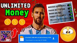 eFootball PES 2024 MOD APK v851 Gameplay Unlimited Coins and Gp Unlocked  PES 2024 MOD MENU [upl. by Caputto523]