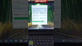 UEFI BOOT  WINDOWS 10  BOOTABLE USB IN GPT shorts hp [upl. by Anilok597]