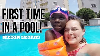 WE TAUGHT OUR DEAF DAUGHTER HOW TO SWIM [upl. by Cirek]