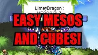 Maplestory Reboot Low Level Meso Guide THE SECRET METHOD [upl. by Englebert171]