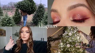 VLOGMAS 🎄❤️ Get Ready with Me Decorating the Christmas Tree amp Aritzia Black Friday Try On Haul [upl. by Tilly687]