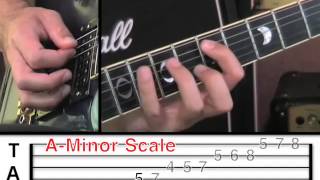 07 Minor Scale  Plectrum Technique [upl. by Deden]