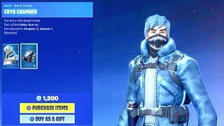 NEW WINTER SKINS HITCHHIKER EMOTE Item Shop Fortnite Battle Royale [upl. by Otreblig]