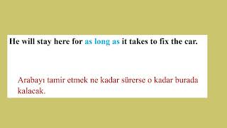 Adverbial clauses of Duration Süre Zarf cümlecikleri [upl. by Anomor]