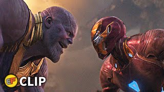 Iron Man vs Thanos  Final Battle Scene  Avengers Infinity War 2018 IMAX Movie Clip HD 4K [upl. by Treblah]