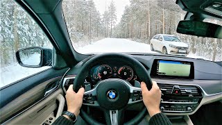 2018 BMW 530d  POV Test Drive [upl. by Siubhan999]