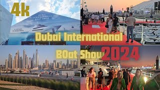 INSIDE the LARGEST BOAT SHOW in Dubai  Tour 2024 [upl. by Reiter]