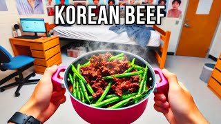 I made Panda Express Crispy Korean Beef in my dorm roomdelicious [upl. by Eveivenej981]