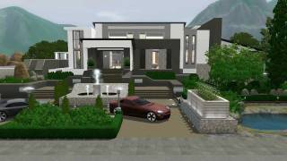 The SIMS 3 Modern Mansion  No Custom Content Hidden Springs [upl. by Alset62]