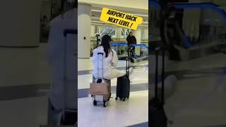 Airport hack Next level airport travel hack airporthacks lifehacks lifehack [upl. by Auhoj]