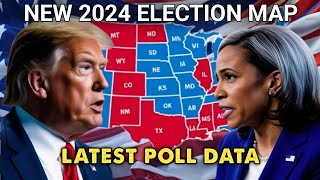 UPDATED 2024 US Election Map SHOCKER Latest Poll Data Across All 50 States Trump vs Harris [upl. by Nodle]