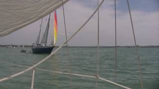 Mariah and HideAway Sailing on Boca Ciega Bay near Gulfport Florida [upl. by Lemor109]