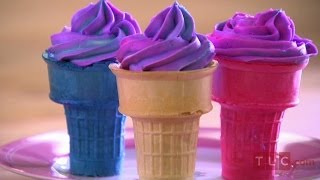 Sofia Makes Ice Cream Cone Cupcakes I Cake Boss [upl. by Glenn968]