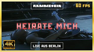 Rammstein Heirate Mich live aus Berlin 1998 With subtitles 4K 60fps remastered [upl. by Marih]