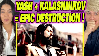 KGF Chapter 2  YASH Unveils His BIG KALASHNIKOV in HD  REACTION [upl. by Edlin]