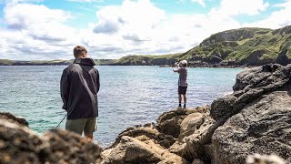 Shore Fishing In Cornwall  Sea Fishing UK  Secret Spots and Finding Fish [upl. by Ming]