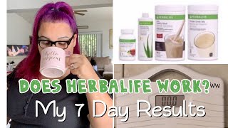 Losing Weight with Herbalife in 7 Days [upl. by Massingill]