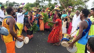 மாவிளக்கு எடுத்து பம்பை இசையோடு உற்சாகத்துடன் ஊர்மக்கள் Pambai thappattaitrending music 2024 [upl. by Imrots664]