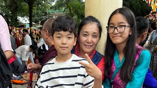 We celebrated His Holiness 89th Birthday in Tsuglagkhang  Dharamsala  Tibetan YouTuber [upl. by Neitsirhc]