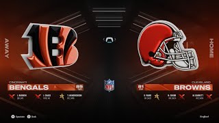 Cincinatti Bengals at Cleveland Browns [upl. by Stouffer]