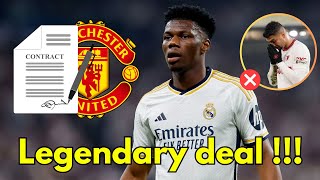 Breaking news legendary deal Man UTD transfer rumors [upl. by Naamana922]