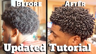 Mens Curly Hair Tutorial pt2  Define Curls Natural Hair [upl. by Isyed]