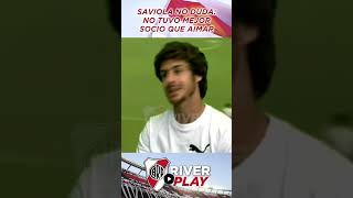 Saviola no lo duda Aimar es su mejor socio [upl. by Ybroc]