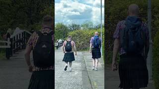 Kilt walk 2024 kiltwalk scotland scottish kilt [upl. by Akener]