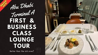 Guided Tour Inside Etihad’s New First amp Business Class Lounges  Abu Dhabi Terminal A Tour [upl. by Yeltneb]