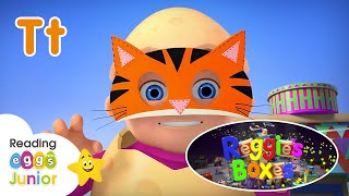 Learn Letter T 🔤 Reggie’s Boxes 🎁 Learning Letters  English Alphabet [upl. by Lyrahs941]