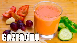 ✅ Receta GAZPACHO a la ANDALUZA ► Recetas de cocina para cenar [upl. by Taryne308]