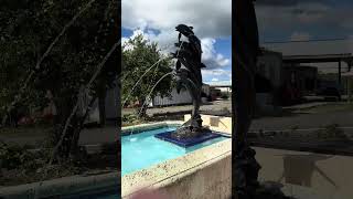 Dolphin Statue at the Philipsburg Cruise Port in St Maarten 01312024 [upl. by Liartnod]