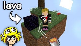 minecraft skyblock e o irmão do ycaro acabou com a série [upl. by Iggie]