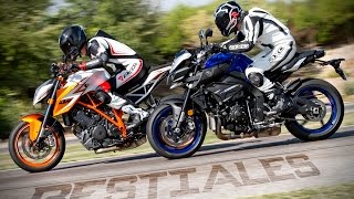 Comparativa Yamaha MT10 vs KTM 1290 SuperDuke R SE [upl. by Leitman226]