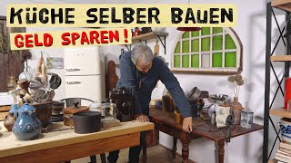 Ideen für deine DIY Landhausküche  SelbstversorgerKüche selber bauen  DIY Geld sparen [upl. by Ethelin]