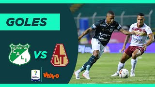 Deportivo Cali vs Deportes Tolima 11  Superliga BetPlay Dimayor 2022  Ida [upl. by Desdee]