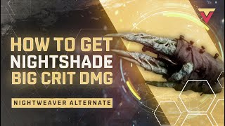 How to Get NIGHTSHADE Alternate Nightweaver Kill in Remnant 2 [upl. by Perce]