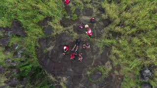 Drone Aerial video of the famous Sokehs Rock in the island garden of Pohnpei Ponape State FSM [upl. by Nariko]