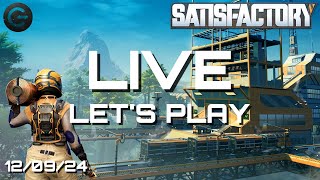 Les premières lignes de prod  Live du 120924  Lets Play Satisfactory FR [upl. by Wheeler]