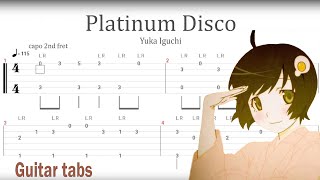 Yuka Iguchi  Platinum Disco Nisemonogatari OP 3 guitar tabs [upl. by Jeffie661]